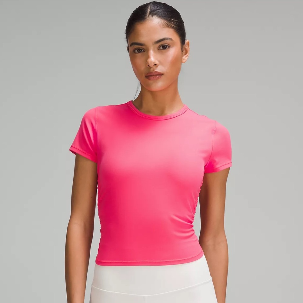 Lululemon All It Takes Short-Sleeve Shirt Nulu Lip Gloss